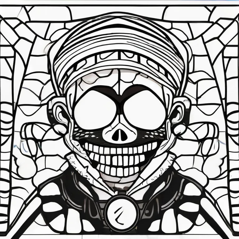 funny sans coloing page