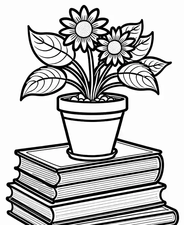 flower coloring pages